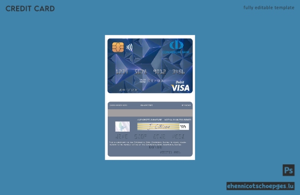 Äquatorialguinea Commercial Bank Guinee Equatoriale Visa Debitkarte – Beispielvorschau